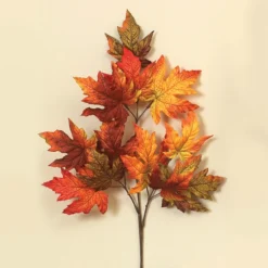 Artificial Fall Maple Leaf Spray - 30in