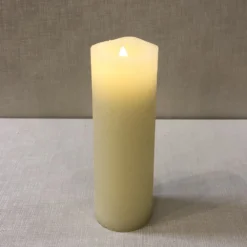 Battery Pillar Candle With Timer - 2x6 - Ivory