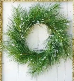 Silver Fir Candle Ring - 6.5in