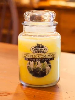 Christmas Tree Hill Candle - Country Honeysuckle - 26oz