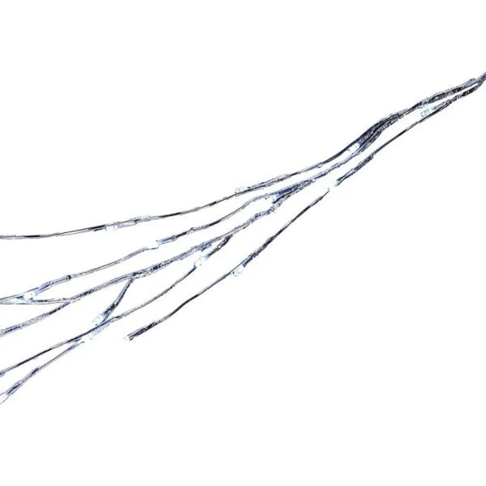 Twinkle Garland - LED Silver Branch - 6ft