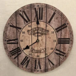 Decorative Wall Clock - Old Town - 13.25in