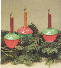 Electric Light Set - Bubble Lites Light String - Set Of 7