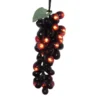 Electric Light Set - Warm White LED - Burgundy Grape Clusters