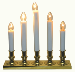 Window Light - 5 Light Electric Candelabra Window Candle