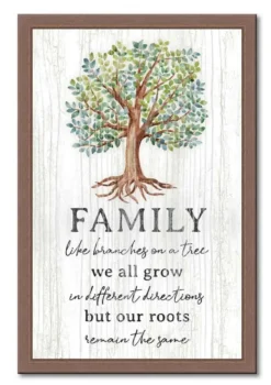 Family Tree Sign - Like Branches On A Tree - 12x18in