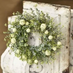 Floral Candle Ring - Garden Bliss Cream - 6in