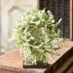 Floral Candle Ring - Wild Wonder Cream - 6in