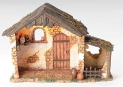 Fontanini Nativity - 5in Collection - Lighted Stable
