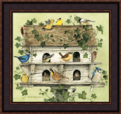 Framed Print - Birdhouse - 20x20 - Bonnie Fisher
