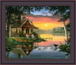 Framed Print - Friends In Summer - 28X24 - Fred Swan