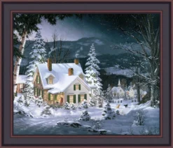 Framed Print - Friends In Winter - 28X24 - Fred Swan