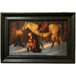 Framed Print - The Prayer At Valley Forge - 15in X 22in - Arnold Friberg