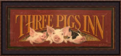 Framed Print - 3 Pigs Inn - 29x14 - Terri Palmer