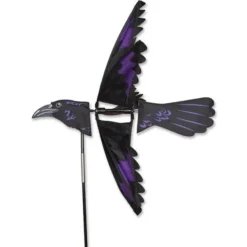 Garden Wind Spinner - Raven - Kinetic - 28in