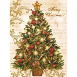Lang Boxed Christmas Cards - Christmas Tree - Tim Coffey