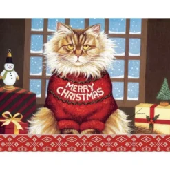 Lang Boxed Christmas Cards - Squeaky's Christmas - Lowell Herrero