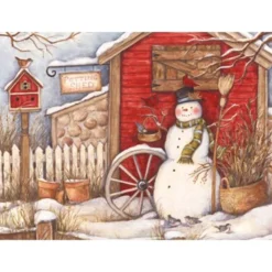 Lang Boxed Christmas Cards - Winter Barn - Susan Winget