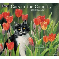 Lang Calendar - 2024 - Cats In The Country - Susan Bourdet