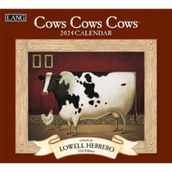 Lang Calendar - 2024 - Cows Cows Cows - Lowell Herrero