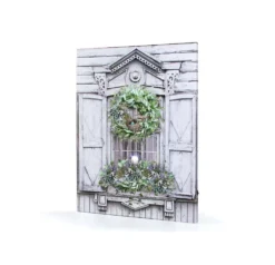 Lighted Canvas Pictures - Architectural Shutter - 24in X 18in