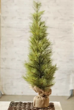 Long Needle Pine Twig Tree - Table Top Christmas Tree - 3 Foot