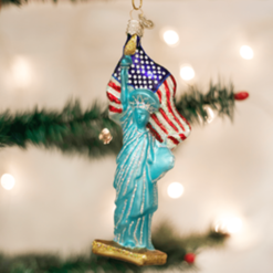 Old World Christmas Glass Ornament - Statue Of Liberty