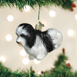 Old World Christmas Glass Ornament - Havanese