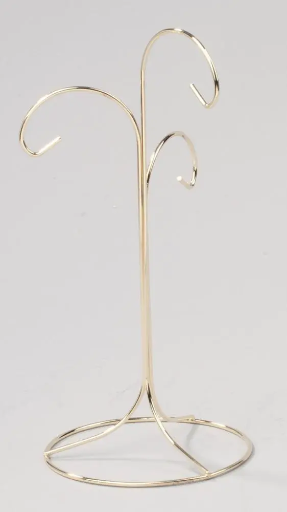 Ornament Hanger - 3 Ornaments - Brass - Up To 8.75in Ornament