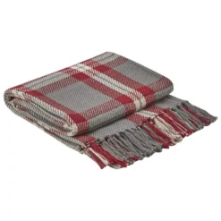 Park Designs Woven Throw Blanket - Farmhouse Holiday - 50in X 60in