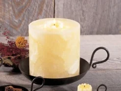 Park Designs Pillar Candle Dish - Iron - 7.5in