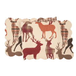 Rectangular Table Runner - Colton - Quilted/Reversible - 51in X 14in