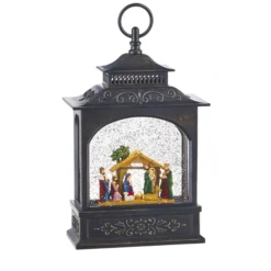 Water Lantern - Nativity - Battery Operated - 11in