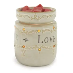 Wax Melt/Wax Tart Warmer - With Removable Dish - Live Love Laugh
