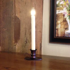 Window Candle - Battery-Operated Dual-Intensity Chamber Light - Bronze