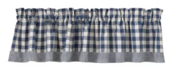Park Designs Valance - York Blue - Unlined - 72in X 14in